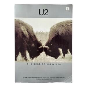 U2 The Best of 1990–2000 Guitar Tab Songbook Tablature + Lyrics
